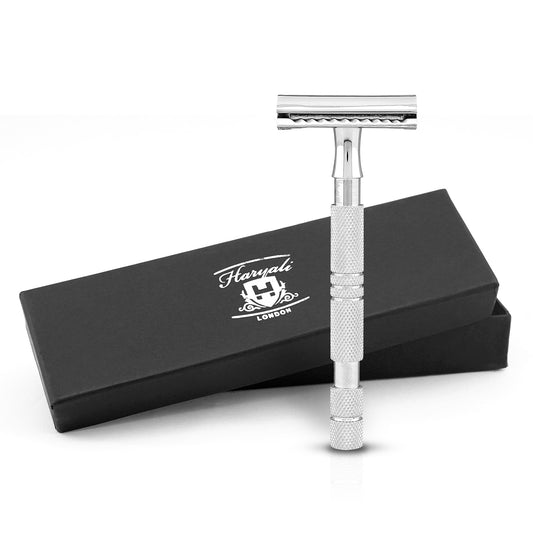 Double Edge Safety Razor With Lather pouch