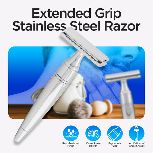 Double Edge Razor Stainless Steel Tapered