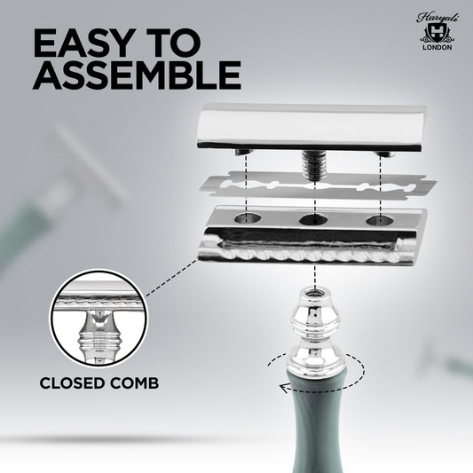 Haryali's Double Edge Safety Razor - Green