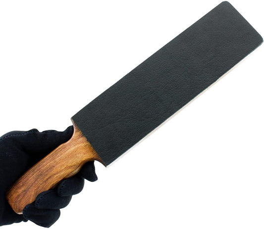 Extra Wide Leather Stick 2 Sided Strop for Sharping - HARYALI LONDON