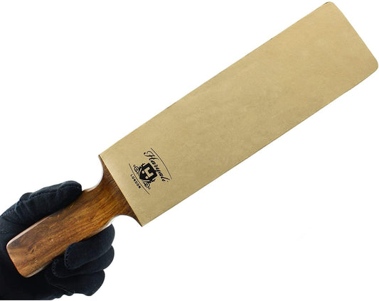Extra Wide Leather Stick 2 Sided Strop for Sharping - HARYALI LONDON