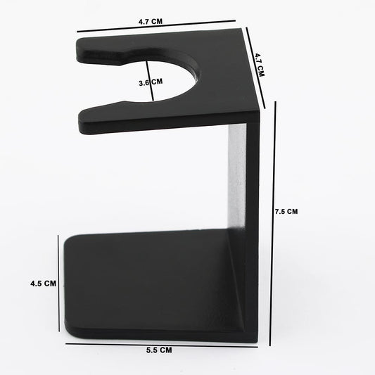 Haryali London Black Mens Shaving Brush Stand/Holder