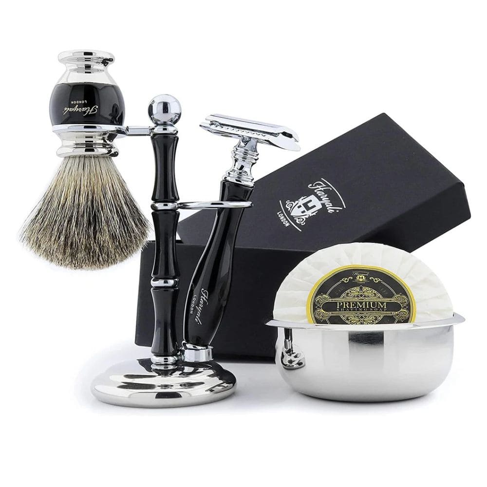 5 Pcs Shaving Set - Black – HARYALI LONDON