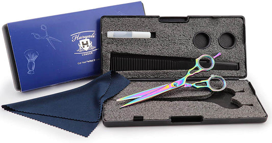 Haryali Multi 6 Inch Hairdressing Barber Scissors Hair Cutting Shears - HARYALI LONDON