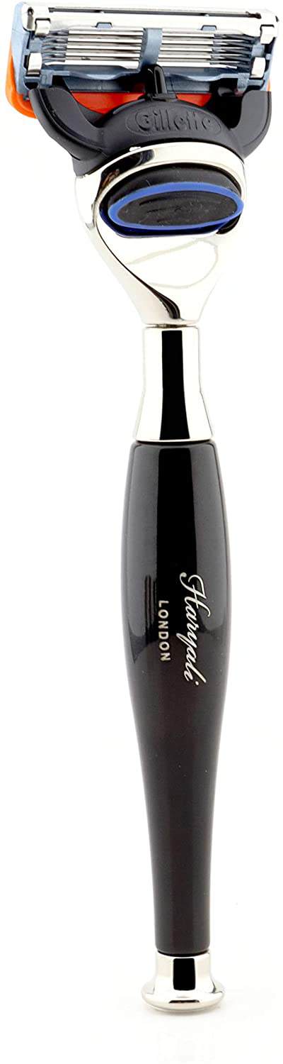 Haryali's Tandoori 5 Edge Shaving Razor - Black Color - HARYALI LONDON