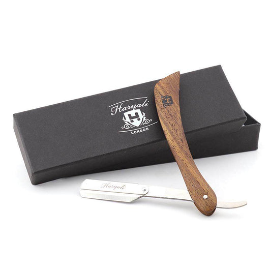 Haryali's Wooden Cut Throat Razor - HARYALI LONDON