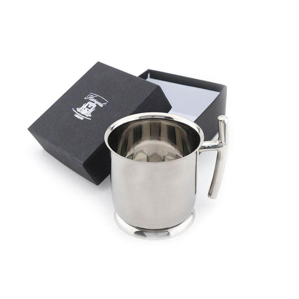 Stainless Steel Made Shaving Soap Mug. HARYALI LONDON