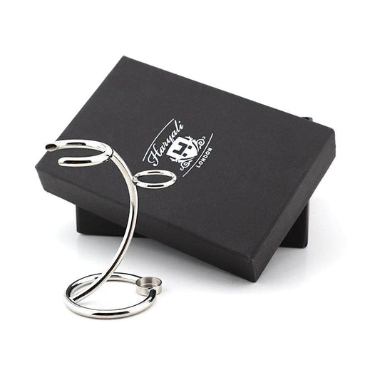 Stainless Steel Shaving Stand for Brush and Razor - HARYALI LONDON