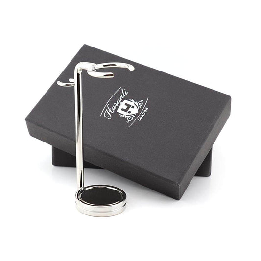 Stainless Steel Shaving Stand for Shaving Brush and Razor - HARYALI LONDON