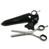 Haircutting Scissor Hair Barber Thinning Shear Texturing Scissors With Leather Pouch