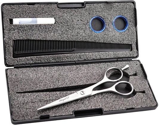 Haryali 5.5" Hairdressing Barber Scissors Hair Cutting Salon Shears - HARYALI LONDON