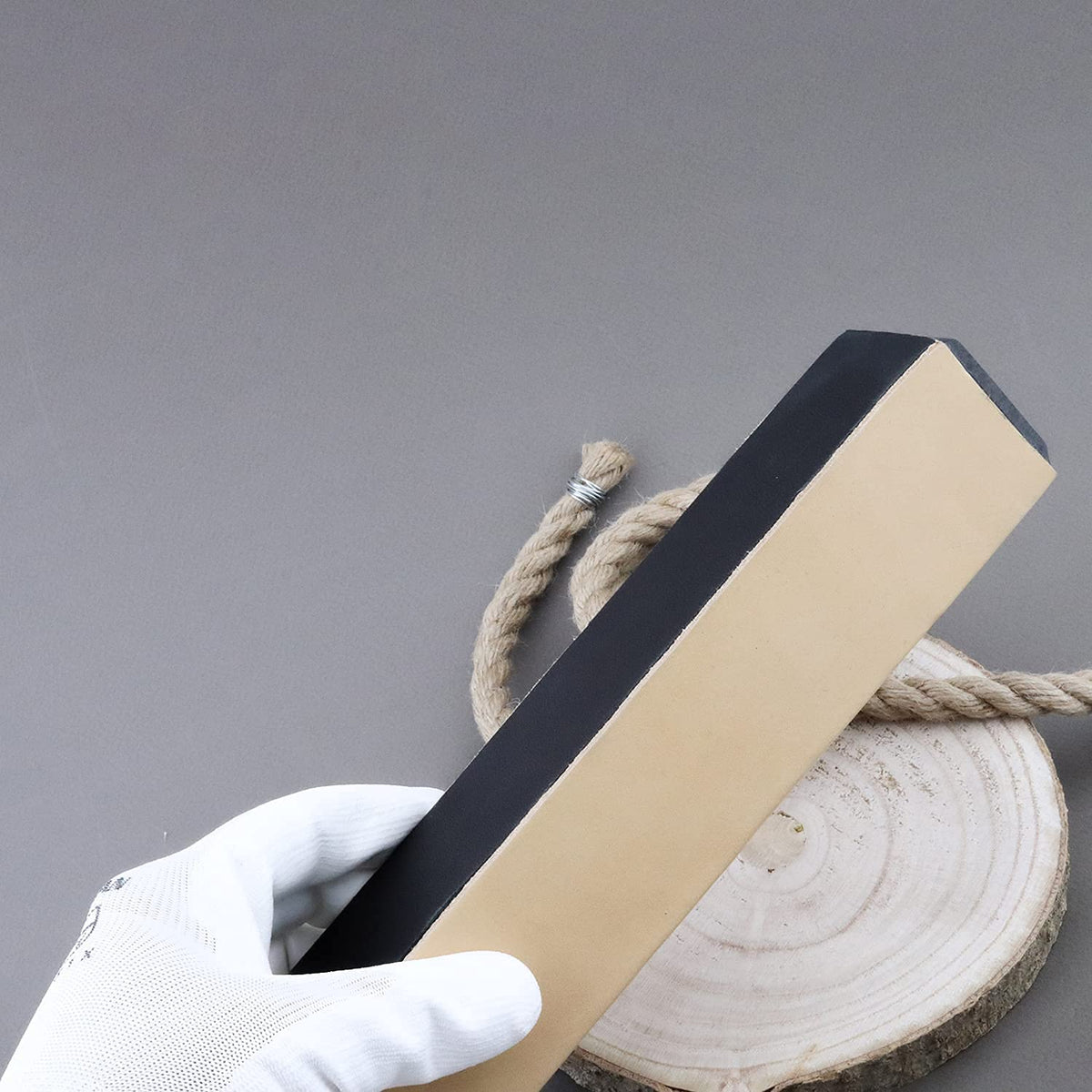 Leather Strop Paddle Strop 4 sided Honing Tool Straight Razor