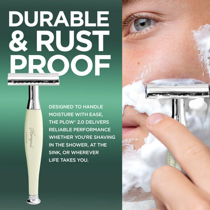 Haryali's Tandoori Safety Razor - Ivory Color - HARYALI LONDON