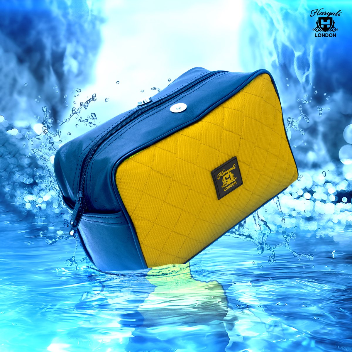 Gelb gefärbte Kulturtasche