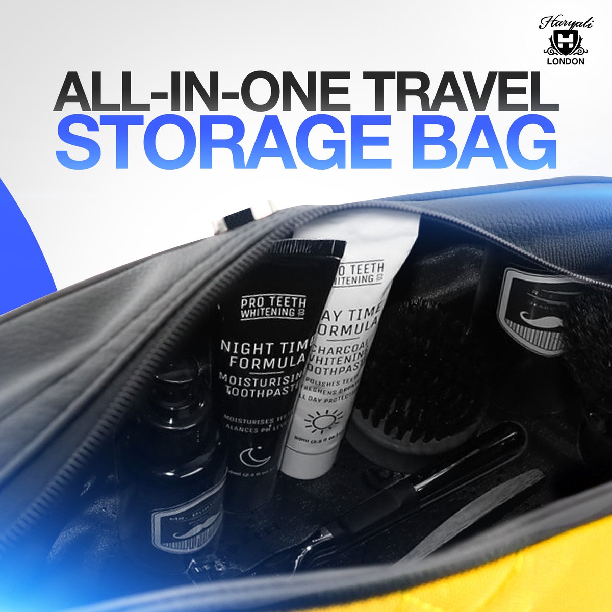 Gelb gefärbte Kulturtasche