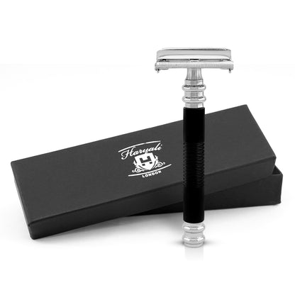 Butterfly Safety Razor Black - HARYALI LONDON