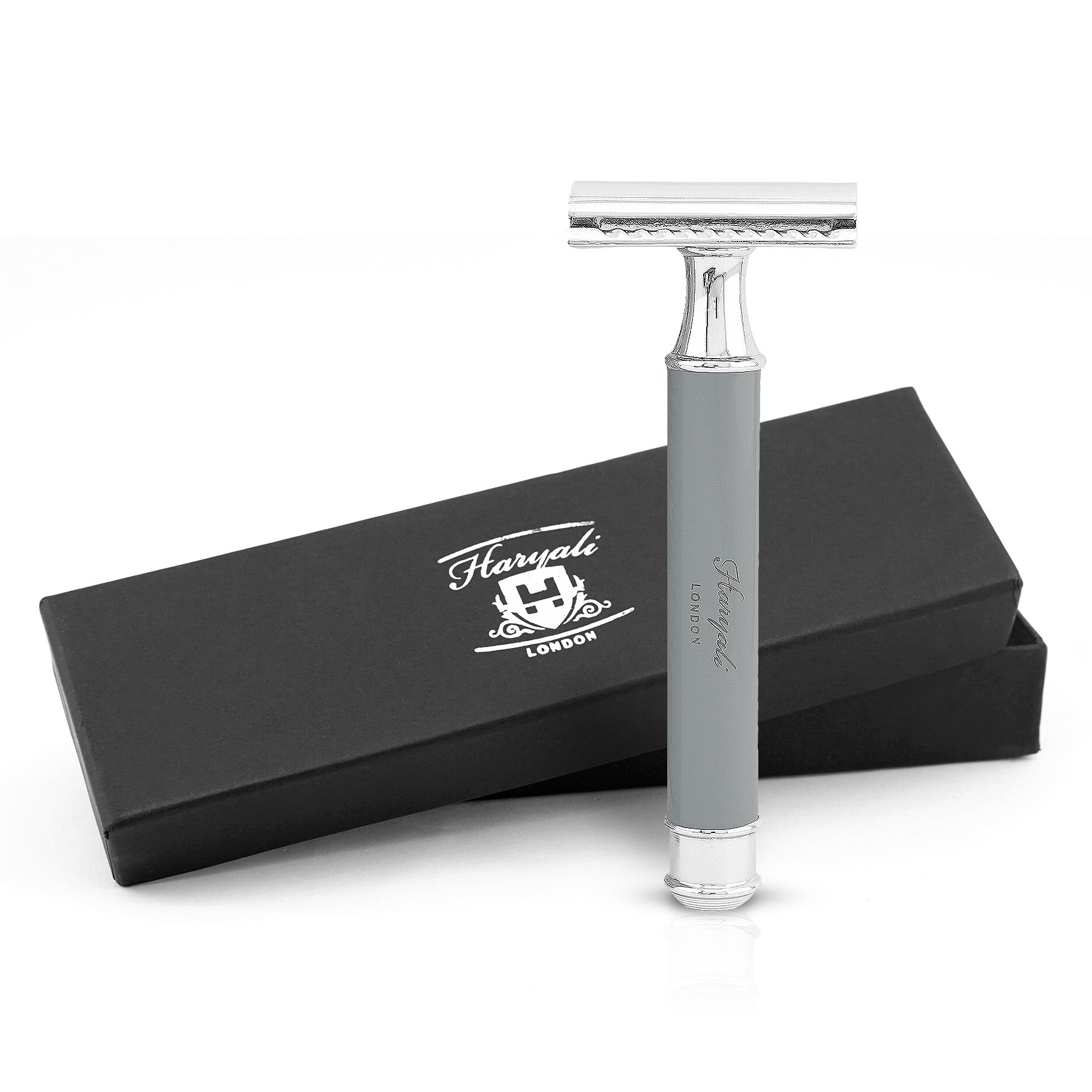 Double Edge Razor Titan - Grey | Haryali London UK – HARYALI LONDON