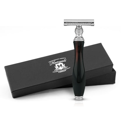 Haryali's Safety razor - Black Red - HARYALI LONDON