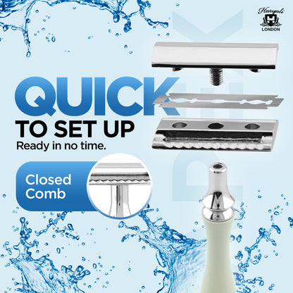 Haryali Double Edge Razor Apex - Ivory