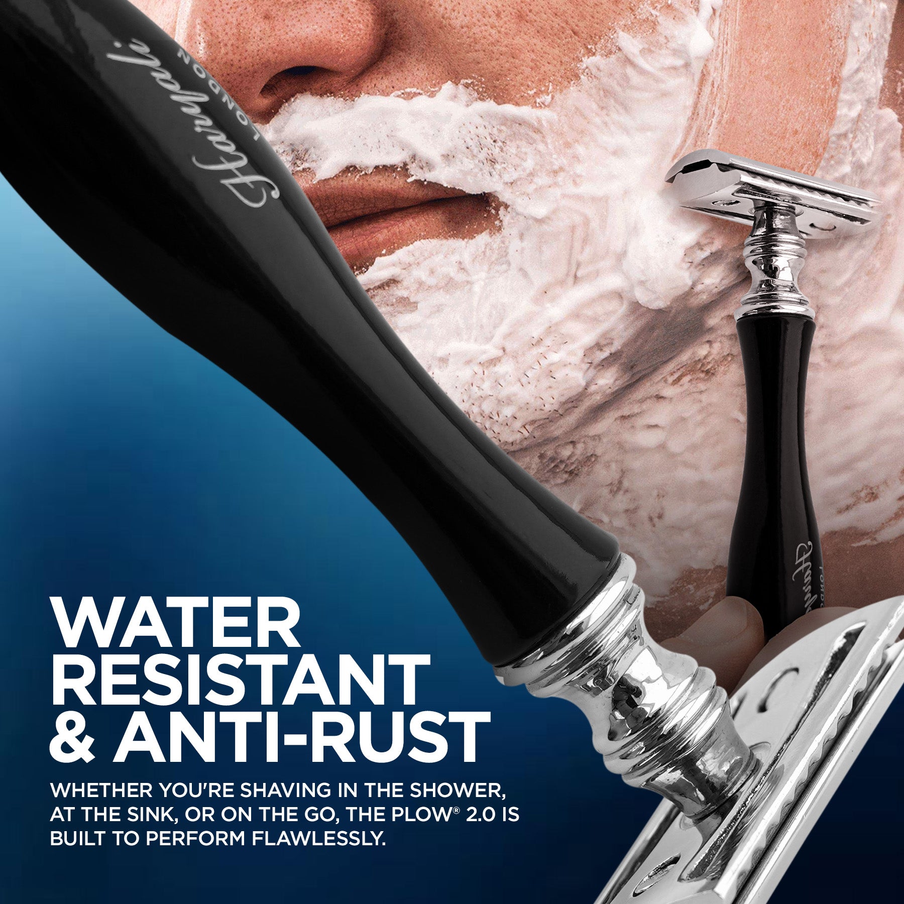 Haryali's Double Edge Safety Razor - Black - HARYALI LONDON