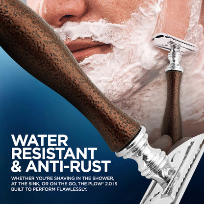 Haryali's Antique Safety Razor - Maroon - HARYALI LONDON