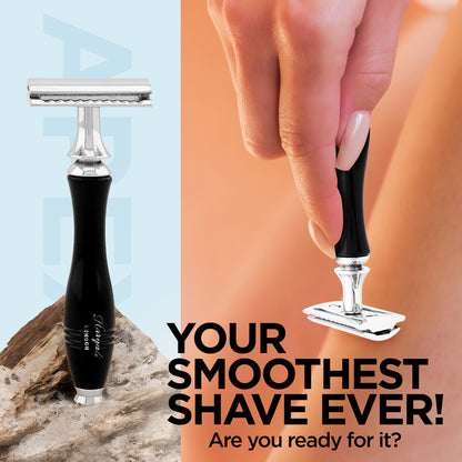 Haryali Double Edge Razor Apex - Black