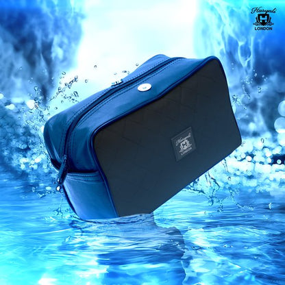 Black Toiletry Bag For Easy Travel - HARYALI LONDON