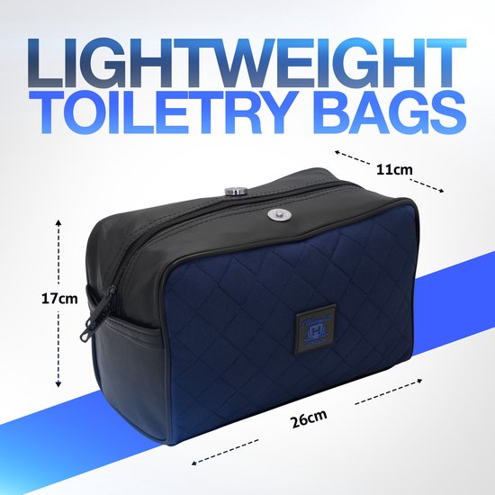 Blue Toiletry Travel Bag By Haryali London - HARYALI LONDON