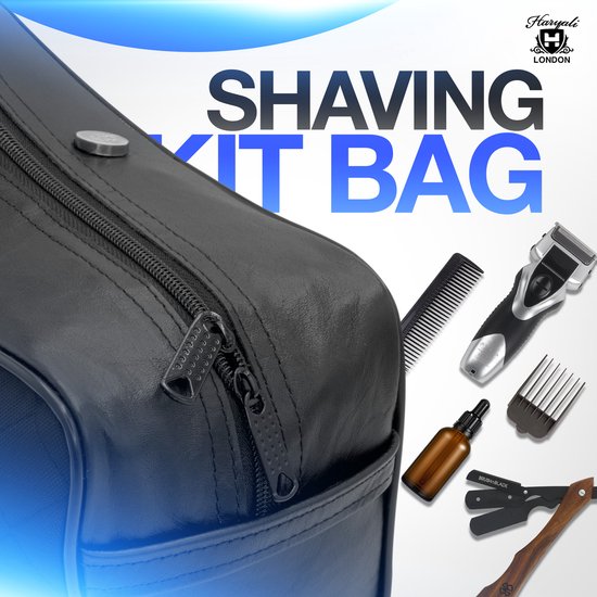 Black Toiletry Bag For Easy Travel - HARYALI LONDON