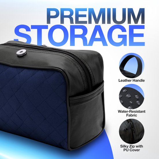 Blue Toiletry Travel Bag By Haryali London - HARYALI LONDON