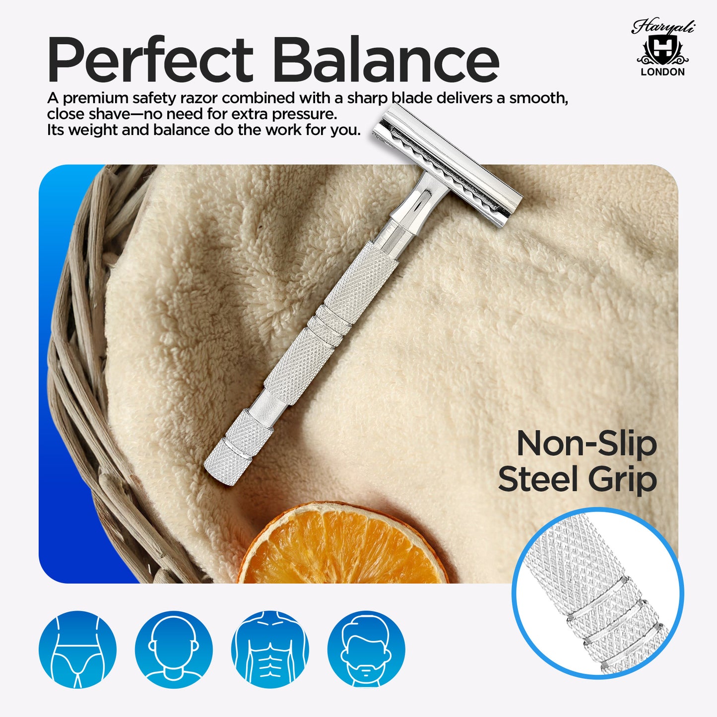 Double Edge Safety Razor With Lather pouch