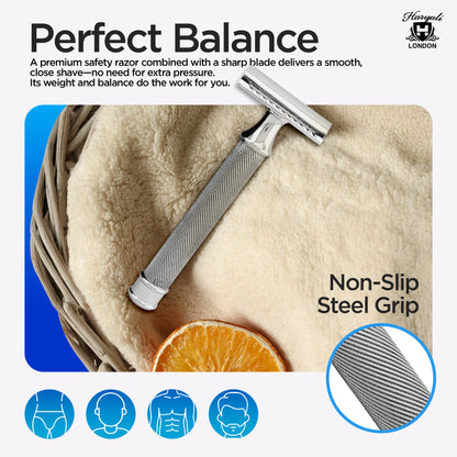 Double Edge Razor Stainless Steel Lines