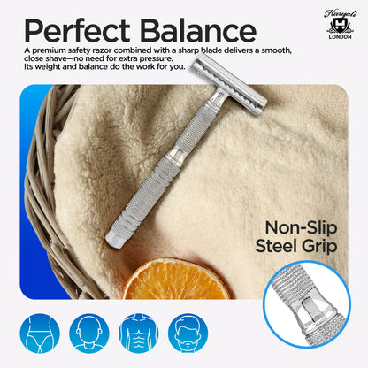 Travel Double Edge Safety Razor - HARYALI LONDON