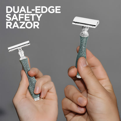 Haryali's Antique Double Edge Safety Razor - Grey - HARYALI LONDON