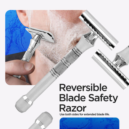 Double Edge Razor Stainless Steel Grip Pad - HARYALI LONDON