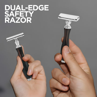 Haryali's Safety razor - Black Red - HARYALI LONDON