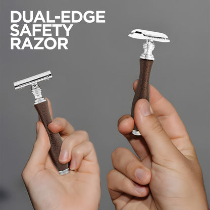 Haryali's Antique Safety Razor - Maroon - HARYALI LONDON