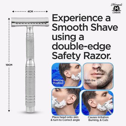 Travel Double Edge Safety Razor - HARYALI LONDON