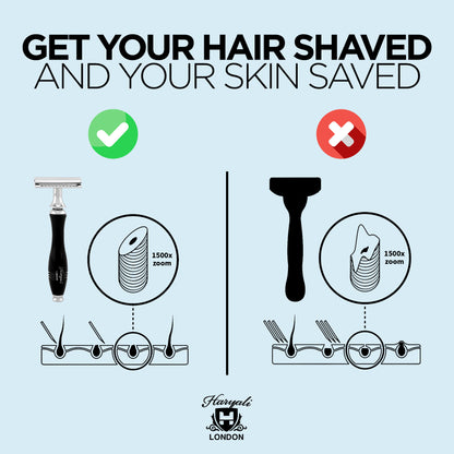 Haryali Double Edge Razor Apex - Black