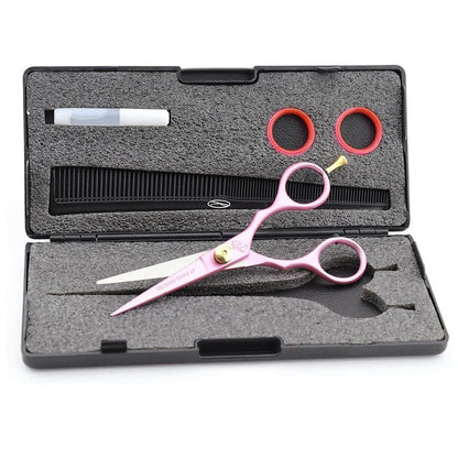 Haryali Pink 5.5" Hair Cutting Salon Barber Scissors With Adjustable Screw