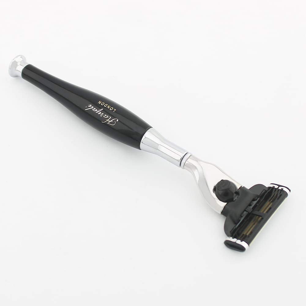 Haryali's Tandoori 3-Klingen-Rasiermesser, Farbe Schwarz