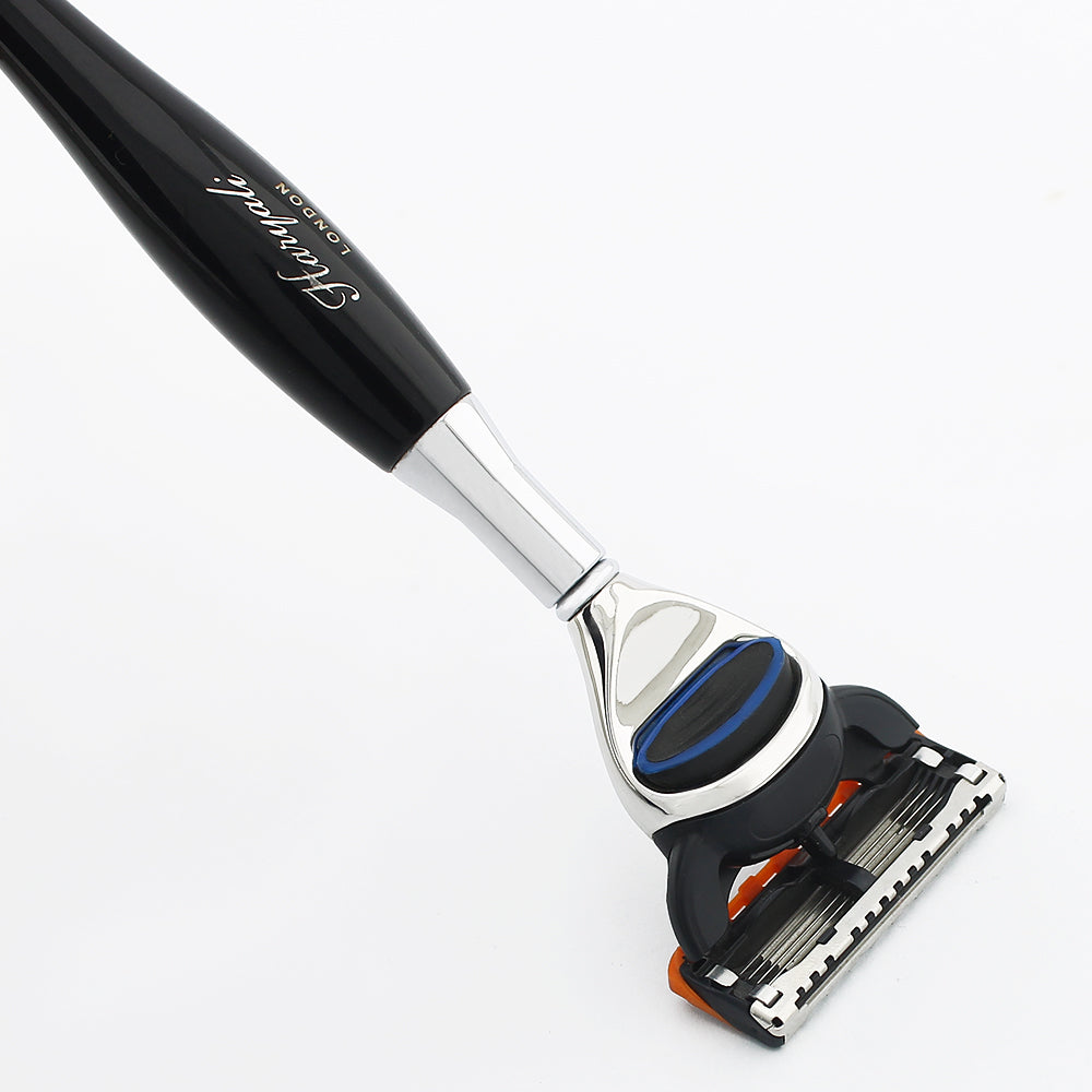 Haryali's Tandoori 5-Klingen-Rasiermesser - Farbe Schwarz