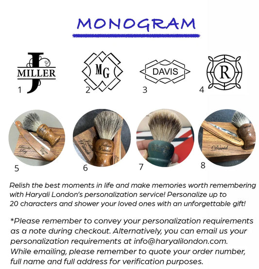 Haryali's Wooden Range Shaving Kit