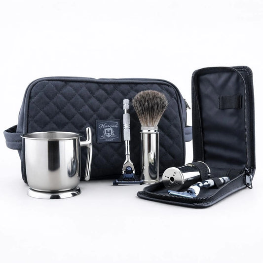 Haryalis Travel Range Kunsthaar-Rasierset 