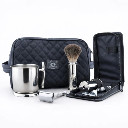 Haryalis Travel Range Kunsthaar-Rasierset 