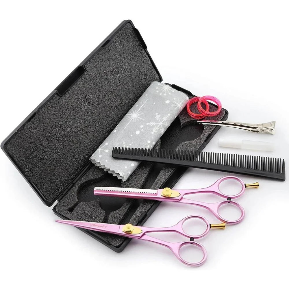 Professionelle 6,0" Friseurschere Haarschneideschere Ausdünnung Salonschere