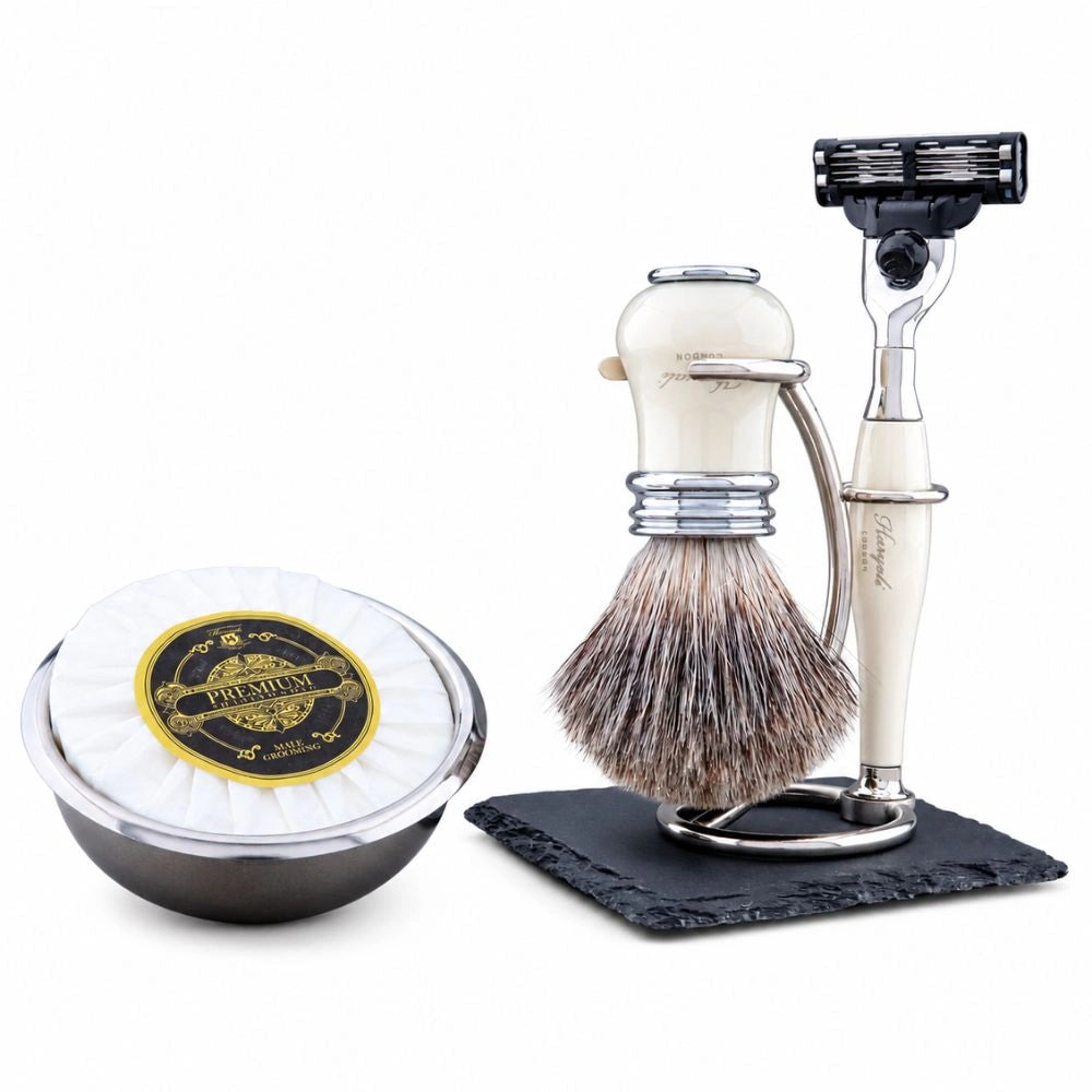 Haryalis Lille Range Super Badger Rasierset