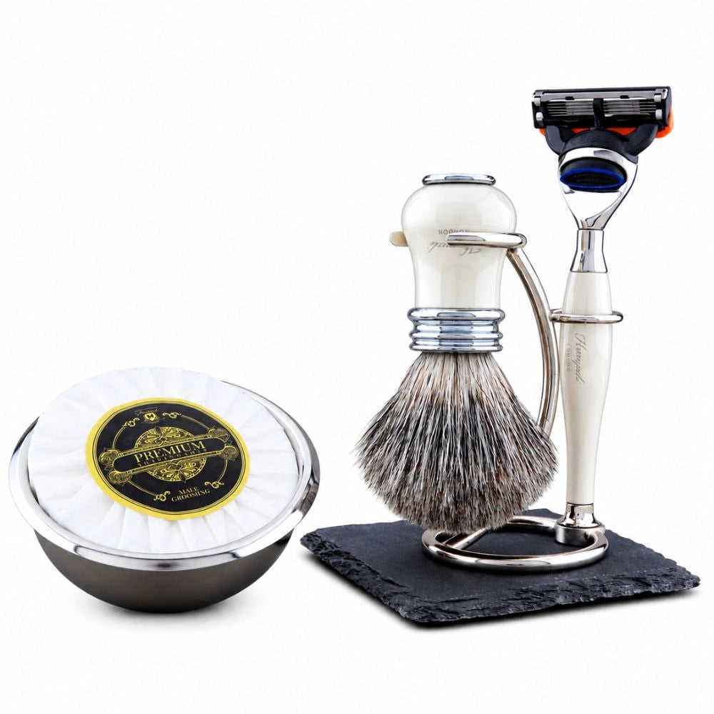 Haryalis Lille Range Super Badger Rasierset