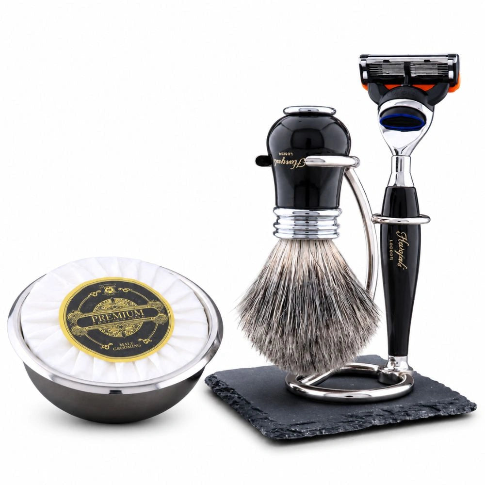 Haryalis Lille Range Super Badger Rasierset