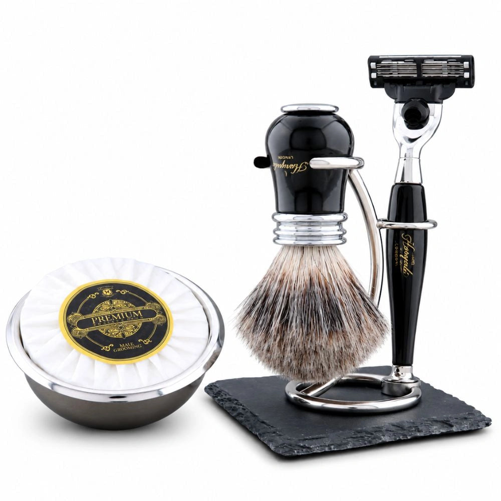 Haryalis Lille Range Super Badger Rasierset